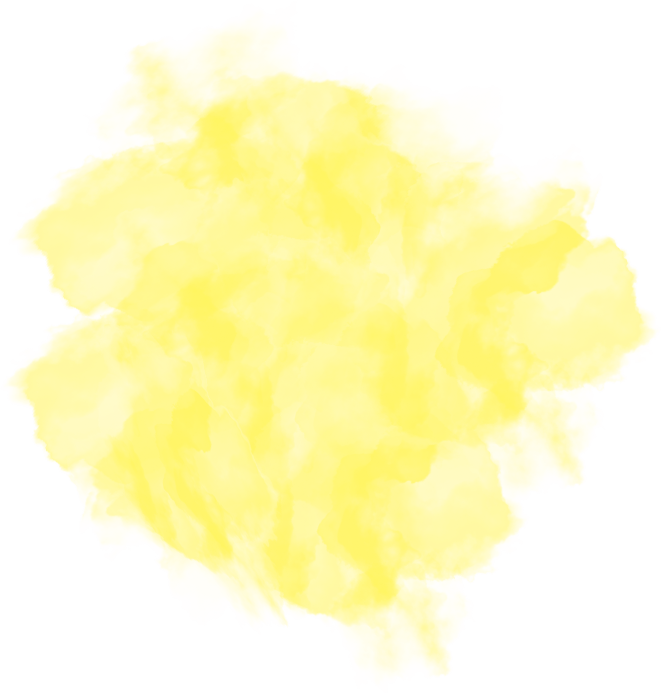 yellow splash watercolor brush